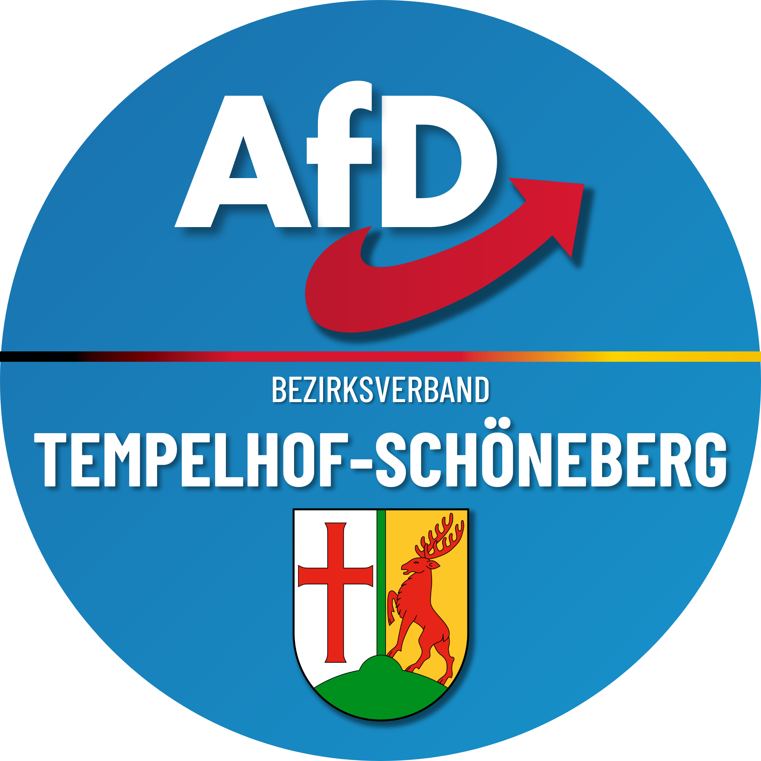 AfD Bezirksverband Tempelhof-Schöneberg Logo